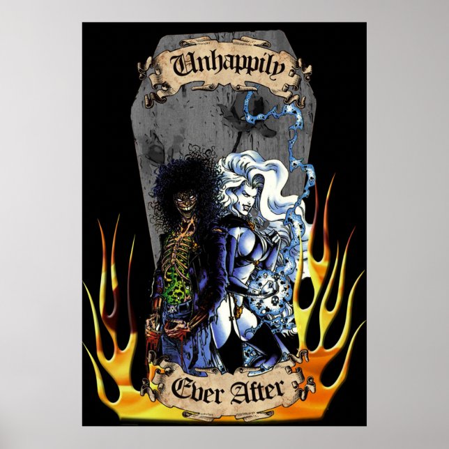 Olyckligtvis någonsin efter - Dam Död Evil Ernie Poster (Framsidan)