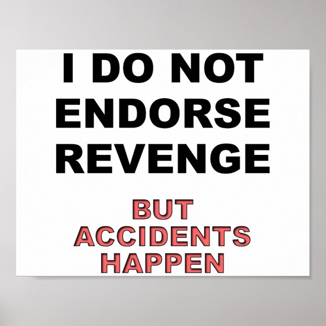 Olyckor inträffar och Poster lustigt (Framsidan)