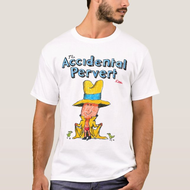 Olycksaliga pervertkomedin t shirt (Framsida)