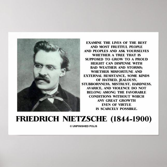 Olycksfall gynnsam Villkor Growth Nietzsche Poster (Framsidan)