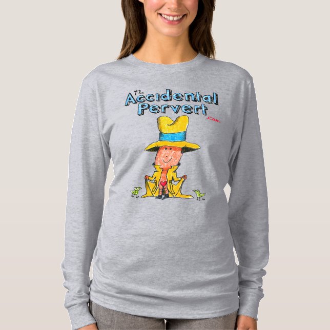 Olycksfallande pervert t shirt (Framsida)