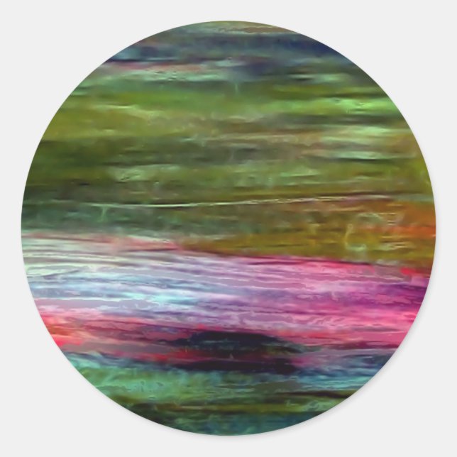 Olycksfallskonst Runt Klistermärke (Framsida)