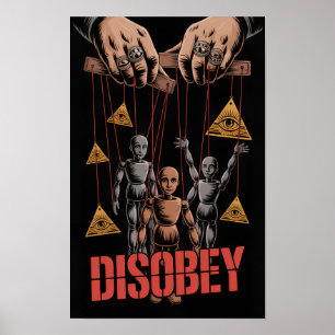 Olyd propaganda fejknyheter neokon WEF-affisch Poster