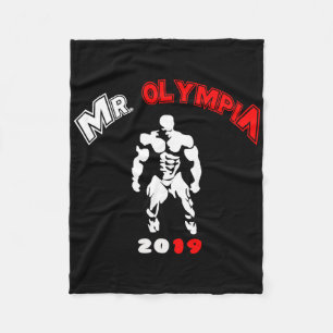 Olympia 2019 Gym Bodybuilding Fitness Workout Fleecefilt