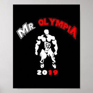 Olympia 2019 Gym Bodybuilding Fitness Workout Poster