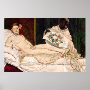 Olympia av Edouard Manet Poster