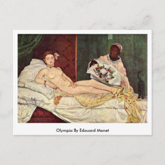 Olympia av Edouard Manet Vykort