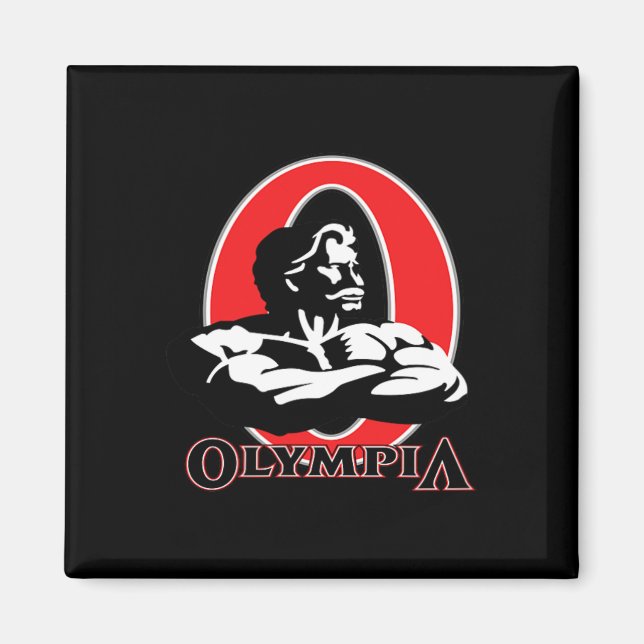 Olympia Bodybuilding Fitness Gym Magnet (Framsidan)