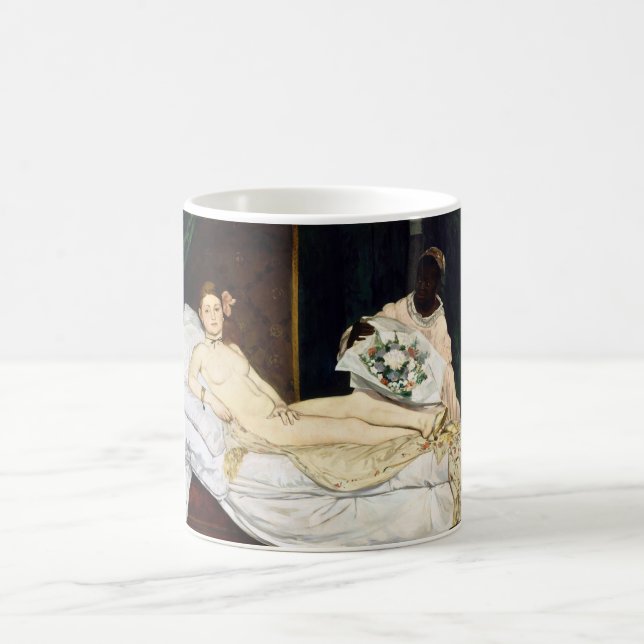 Olympia, Edouard Manet, 1863 Kaffemugg (Center)