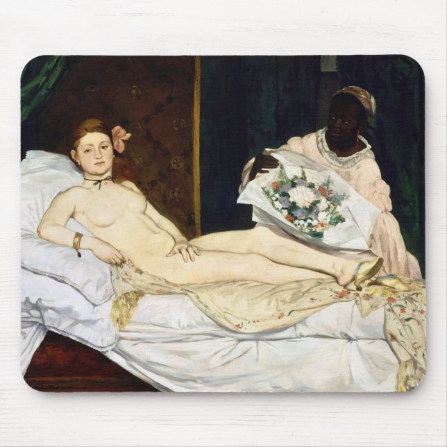 Olympia, Edouard Manet, 1863 Musmatta (Framsidan)