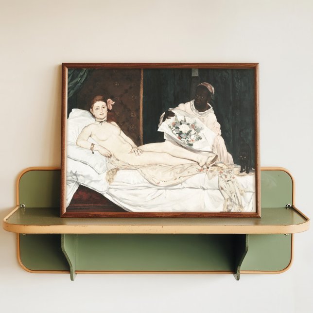Olympia Edouard Manet Classic Fransk Painting Poster (Skapare uppladdad)