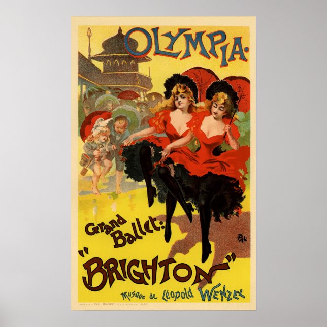 Olympia Grand Ballet Brighton Poster (Framsidan)