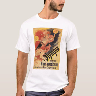 Olympia nattklubbflicka som kraschar Cymbals Tee Shirt