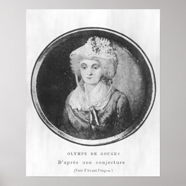 Olympia of Gouges Poster (Framsidan)