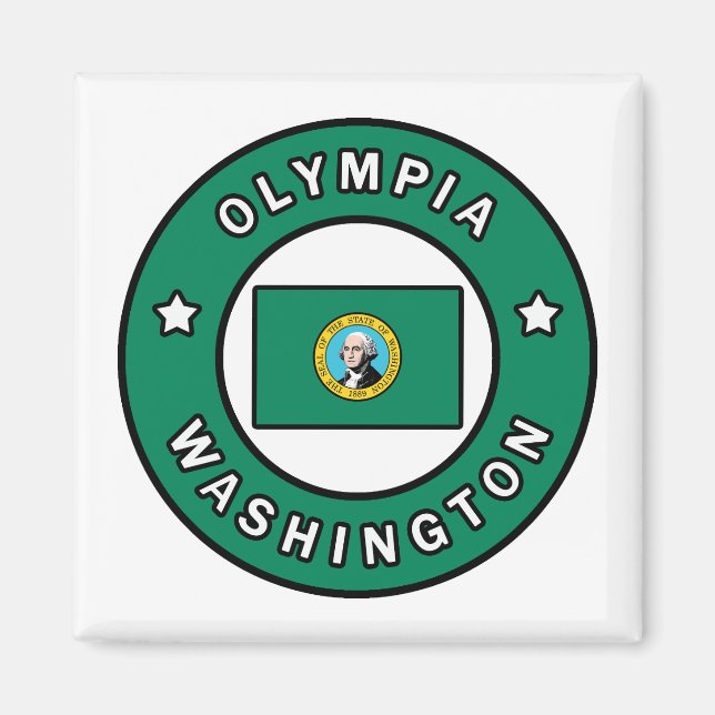 Olympia Washington Magnet (Framsidan)