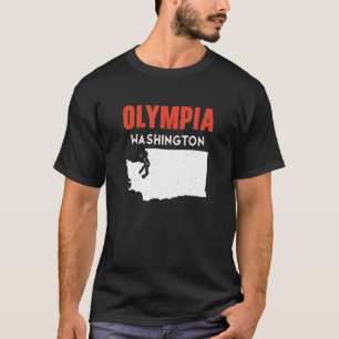 Olympia Washington USA State America Travel Washin T Shirt