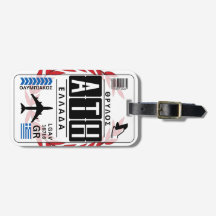 Olympiacos Grekiska bagageetikett