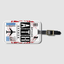 Olympiacos Grekiska bagageetikett Bagagebricka