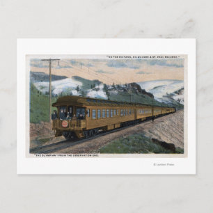 "Olympian" Chicago, Milwaukee och St Paul. Vykort