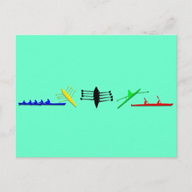 Olympian Manar Idrottsman Rving Womens Sports Vykort (Framsida)