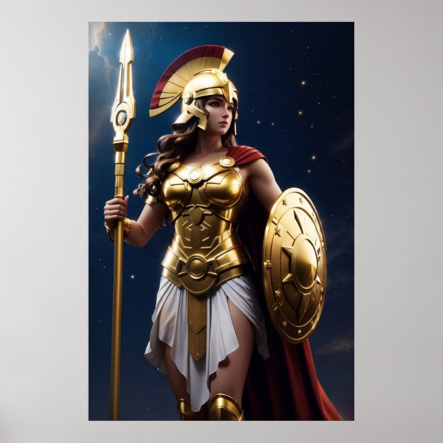 Olympianerna: Athena, Wisdomens gudinna Poster (Framsidan)
