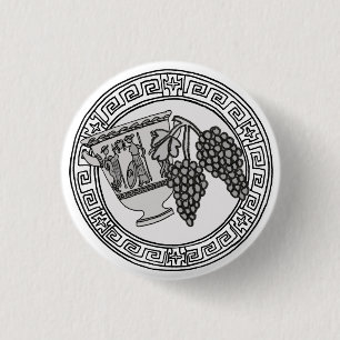Olympianerna! Dionysus/Bacchus symbol emblem Knapp