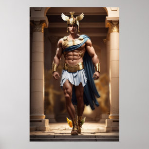 Olympianerna: Hermes, Gudarnas Messenger Poster