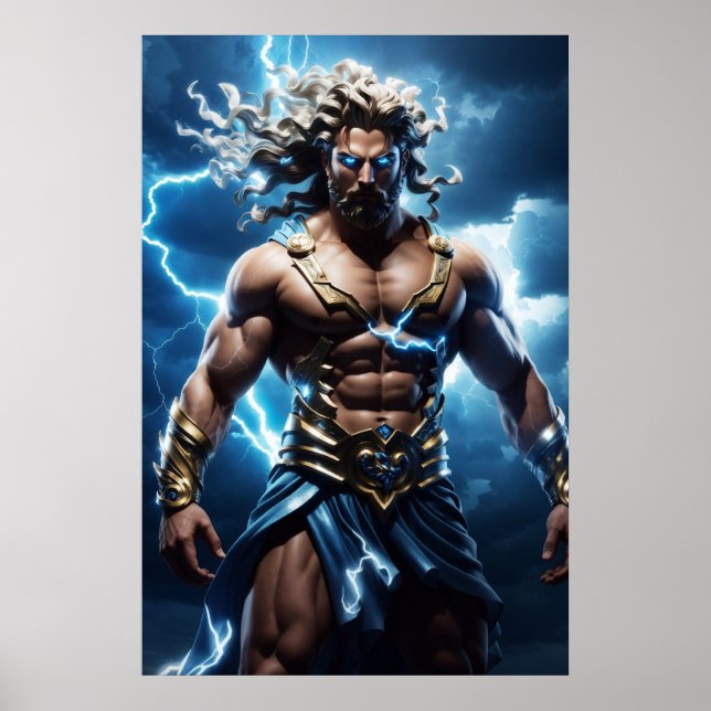 Olympianerna: Zeus, Kung i Olympianerna Poster (Framsidan)