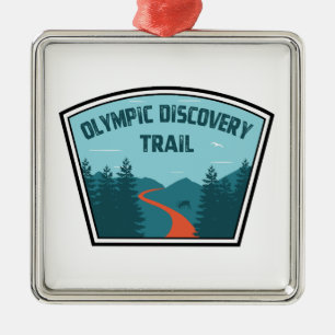 Olympic Discovery Trail Washington State Julgransprydnad Metall