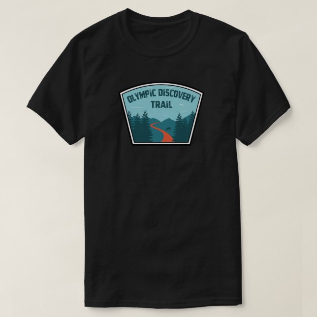 Olympic Discovery Trail Washington State T Shirt (Design framsida)