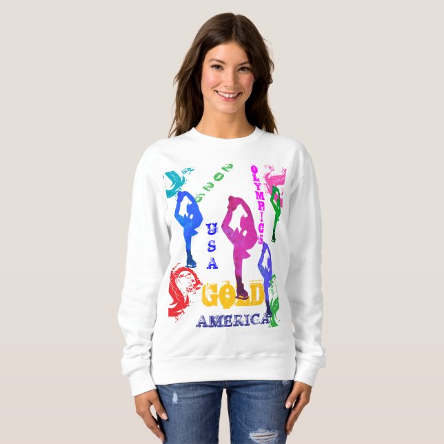 OLYMPIC ICE SKATING T SHIRT (Hel framsida)