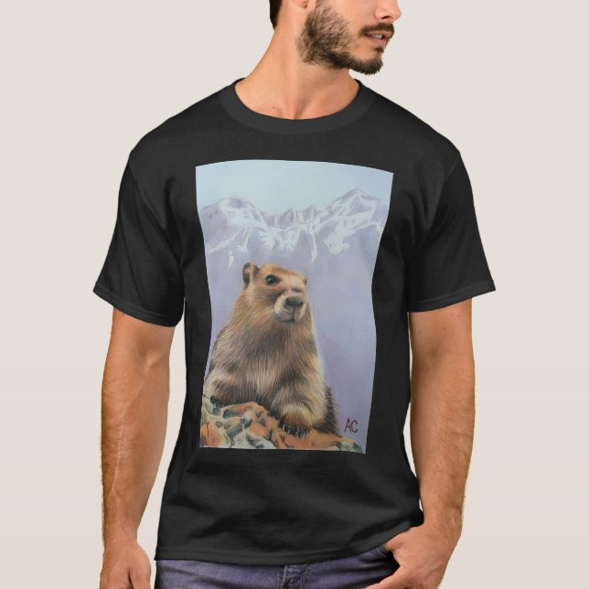 Olympic Marmot T Shirt (Framsida)