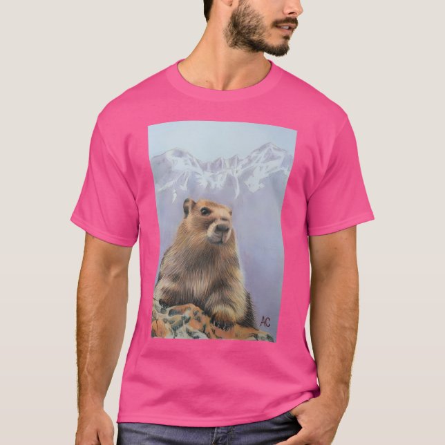 Olympic Marmot T Shirt (Framsida)