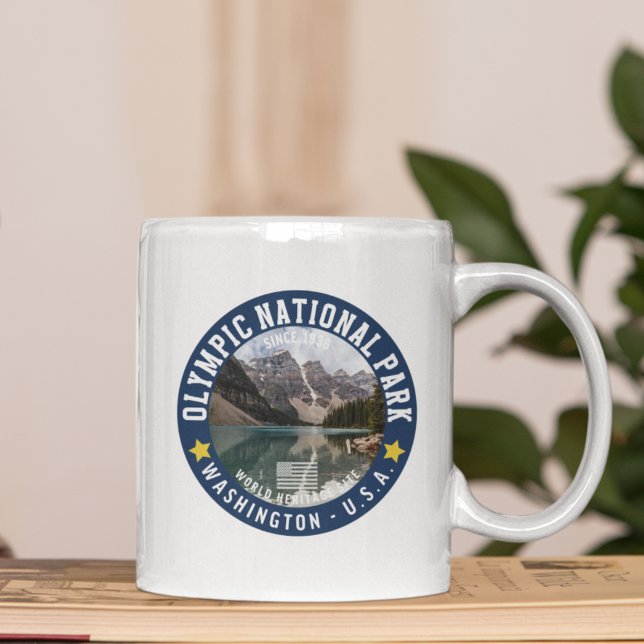 Olympic Naional Park Photo Forest Landscape Kaffemugg (Skapare uppladdad)