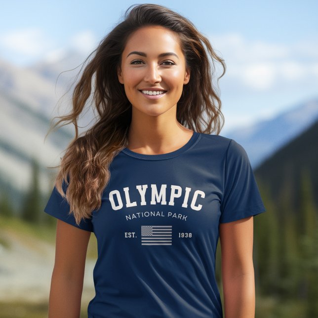 Olympic Naional Park Photo Forest Landscape T Shirt (Skapare uppladdad)