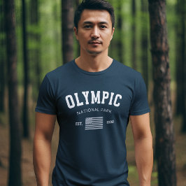 Olympic Naional Park Photo Lake Landscape T Shirt