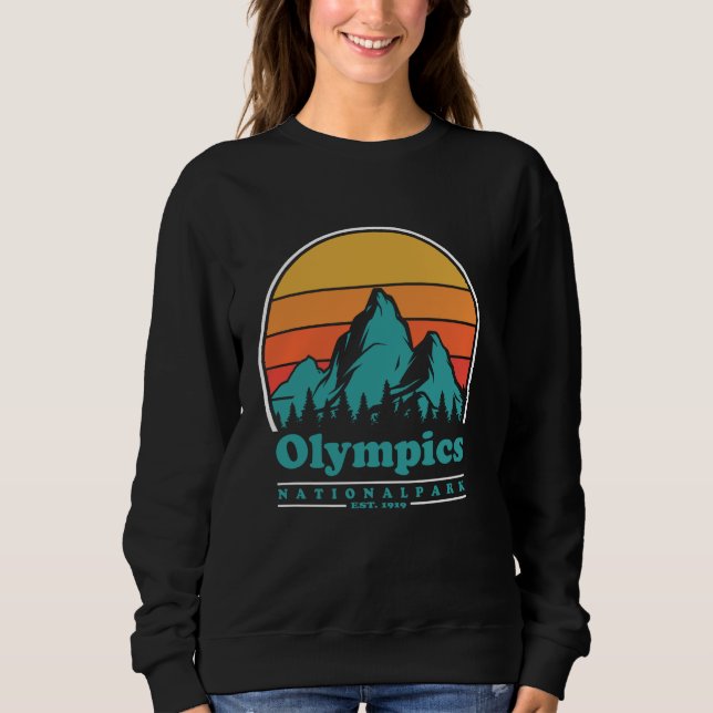Olympic National Park Est 1919 T Shirt (Framsida)