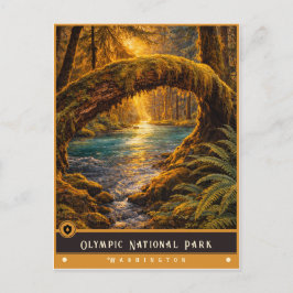 Olympic National Park | Gammal vykort