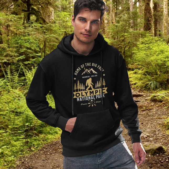 Olympic National Park Home of the Big Foot Hoodie (Skapare uppladdad)