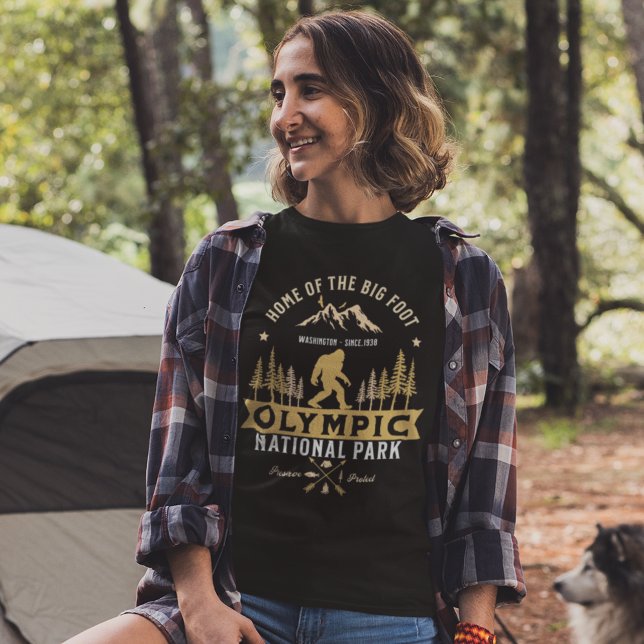Olympic National Park Home of the Big Foot T Shirt (Skapare uppladdad)