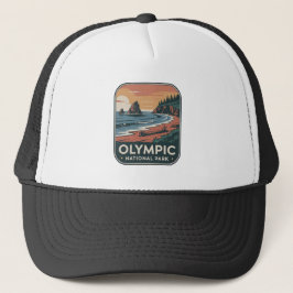 Olympic National Park Kustnära Vintage-märke Keps