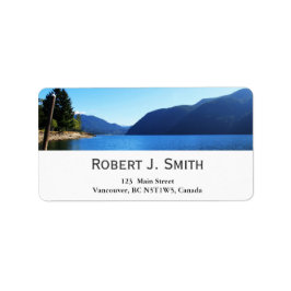 Olympic National Park, Seattle, USA Adressetikett