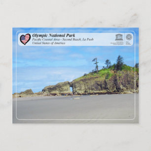 Olympic National Park - Second Beach, La Push Vykort