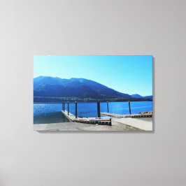 Olympic National Park, USA, vackert landskap Canvastryck