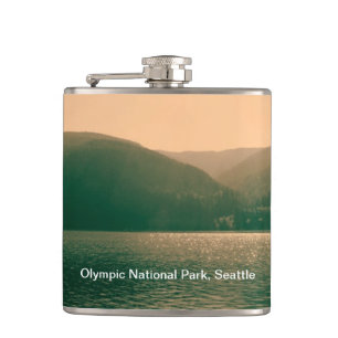 Olympic National Park, USA, vackert landskap Fickplunta