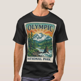 Olympic National Park Vintage T Shirt