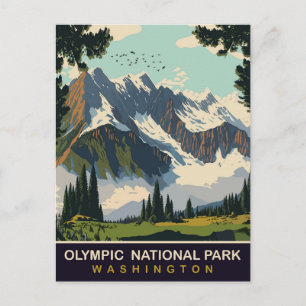 Olympic National Park, WA, Resa Vykort