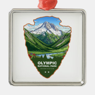Olympic National Park Washington Pilspets Julgransprydnad Metall