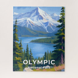 Olympic National Park | Washington Travel Art Pussel