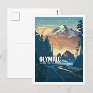 Olympic National Park Washington USA Vykort